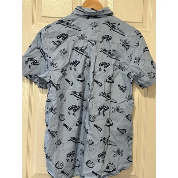 mens north face Button Short Sleeve Shirt Lot Of 2 Size S‎ - Picture 9 of 11